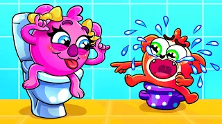 Potty Training With Baby Zoo 🐵🐨😻 + Kids Cartoon | Animation For Kids