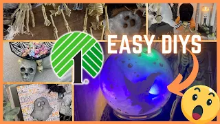 SUPER EASY AND AFFORDABLE DOLLAR TREE HALLOWEEN DIYS | SPOOKY budget friendly DOLLAR TREE DIYS