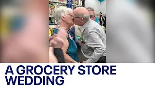 Arizona couple gets married at grocery store where they first met