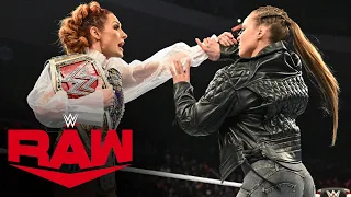 Ronda Rousey takes down Becky Lynch with WrestleMania decision looming: Raw, Jan. 31, 2022