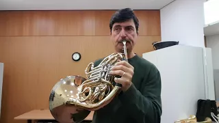 Practise Knechtel: Horn Concero 1st mov. Miklos Nagy