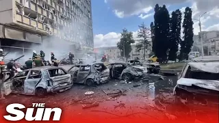 At least 20 civilians killed in barbaric Russian strike on Ukrainian city centre