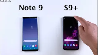 SAMSUNG Note 9 vs S9 Plus - SPEED TEST in 2021