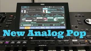 Korg Pa5x - New Analog Pop - Pop Category - Style Element - OS V 1.2.0 new sound