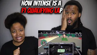 AMERICAN MOTORSPORTS FANS REACT "How Intense is a F1 Qualifying Lap?" | The Demouchets REACT