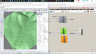 Grasshopper 5: Creating and remeshing terrains with Bison