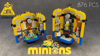 LEGO: Фигурки миньонов и их дом Minions 75551 | CREATOR | ILLUMINATION | Universal Pictures | BANANA