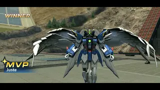 Gundam Supreme Battle Custom Mode 1 vs 2 Wing Zero Gameplay 2