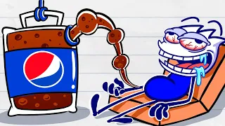 BELOW BEVERAGE: Max Is CRAVING For SOME COKE | Max's Puppy Dog Coca Cola Thirst Animation