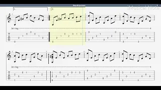Guitar TAB -  Mary did you know | Tutorial Sheet Lesson #imn