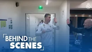 PSG 1-2 Real Madrid | RONALDO & HIS TEAMMATES IN THE DRESSING ROOM: Celebrations