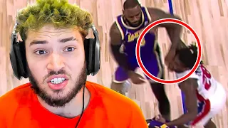 Adin Reacts to LeBron James Fight with Isaiah Stewart!