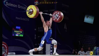 Rostam Karapetyan (69) - 133kg Snatch / 160kg Clean and Jerk @ 2016 European Championships