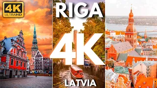 Riga , Latvia 🇱🇻  In 4K 60 FPS 2023 -  Scenic Relaxation Travel Video