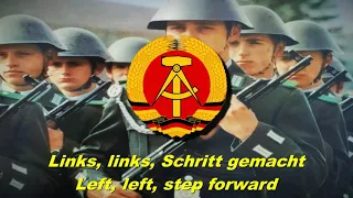 Links, links, Schritt gemacht - Left, left, step forward (East German song)