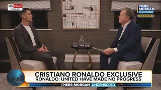 Cristiano Ronaldo talks with Piers Morgan in wide-ranging interview