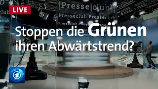 Wahlkampftief: Können die Grünen den Abwärtstrend stoppen? | ARD-Presseclub