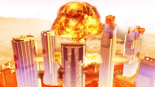 NUKING THE CITY in GTA 5 Mods!
