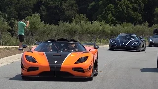 The First US Koenigsegg Rally: Regera, Agera XS/CCX | Car Week Vlog 8