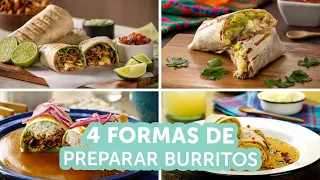 4 formas de preparar burritos | Recetas kiwilimón