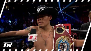 Emanuel Navarrete On How He Was Able To Rally and Knockout Liam WIlson | POST-FIGHT INTERVIEW