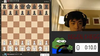 This is how GM Andrew Tang warms up before playing bullet chess