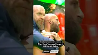 Emotional moment between triple H and tommaso ciampa at NXT stand & deliver