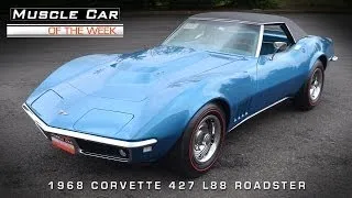 1968 Chevrolet Corvette L88 427 Roadster Muscle Car Of The Week Video #41