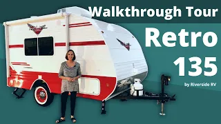 Retro 135 Travel Trailer Walkthrough Tour