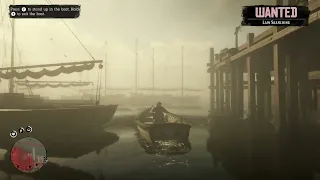 RDR2- Captain Morgan takes to the sea to avoid Saint Denis Lawmen