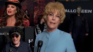 Jamie Lee Curtis, Kyle Richards, Nick Castle & Jason Blum Interviews at Halloween Kills Premiere