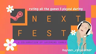 Rating ALL the COZY game demos I played during Next Fest!