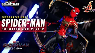 Hot Toys SPIDER-MAN Integrated Suit DELUXE Unboxing and Review | Spider-Man No Way Home