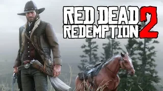 RDR 2 - Приехали в город! напал медведь! Red Dead Redemption 2 прохождение # 5