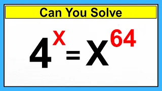 Nice Exponent/Algebra Math Simplification | Find the Value of X