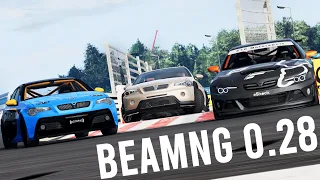 BeamNG.Drive 0.28 Update - K-Series Refresh GT-IV Race Car and 800-Series Sedan!