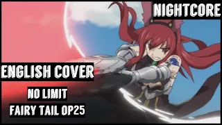 Nightcore No Limit - Fairy Tail Op 25 (English Cover) [Lyrics]