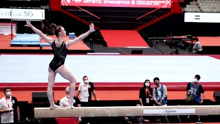 Yana Vorona (RUS) - Balance  Beam - 2021 World Championships - Podium Training