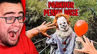 Reacting to PENNYWISE PARKOUR (It Chapter 2)