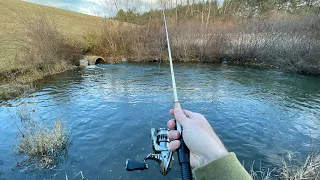 Fishing a Tiny Spillway for TROUT