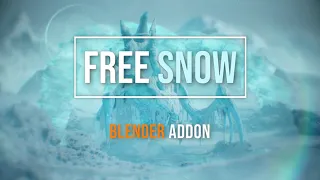 Blender Snow and Ice Generator Free Addon