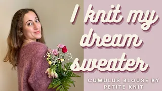 Cumulus Blouse by Petite Knit / Pattern Review & Notes / Best Mohair Yarn / Knitting Podcast