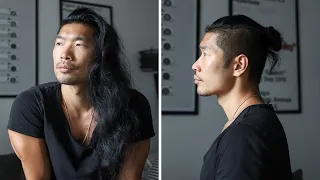 3 WAYS TO STYLE MEN'S LONG HAIR 2022 | Man Bun Styling Tutorial