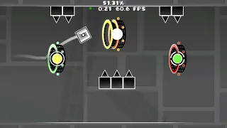 "In Heat X Bloodpop" Layout by me | Geometry Dash