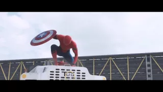Civil War: Spider Man's - Superhero Landing (Peter Griffin Style)