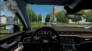 City Car Driving - Audi A6 Avant | Driving normal