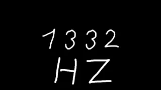 1332 hz