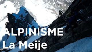 #1 Crossing the Meije Ridge of the Promontory Grand Pic mountaineering mountain Oisans