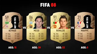 Ronaldo VS Messi VS Neymar VS Mbappé FIFA EVOLUTION! 👀🤯   FIFA 07   FIFA 22 mp4