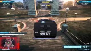 NFS Most Wanted 2012: Gold Medal "Liberty Park" Ambush Event w/ S.W.A.T Armored Van Pro Mods